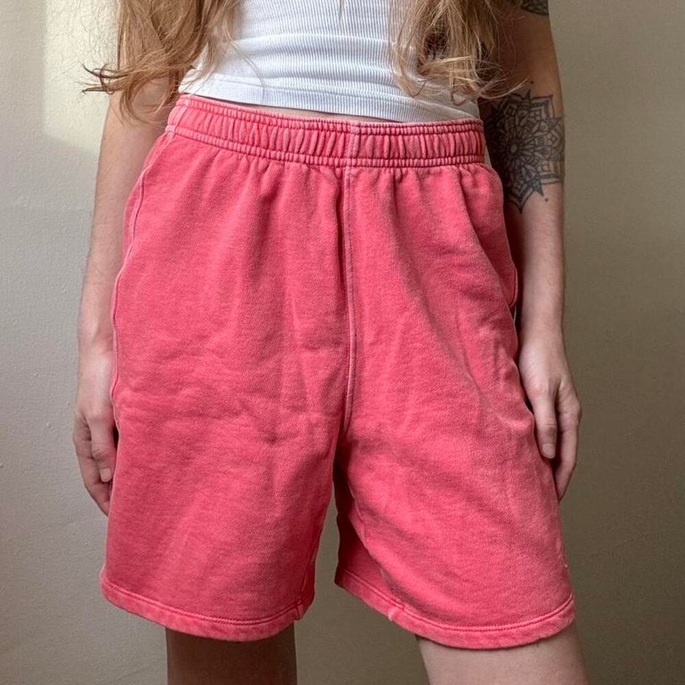 Champion Coral Sweat Shorts XS Cotton Athleisure Streetwear